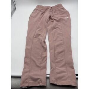 Champion Women's Pink‎ Sweat Pants Size Extra Small Leg Side White Stripe Logo